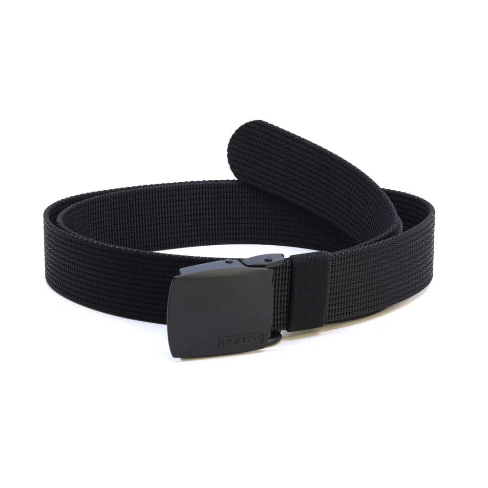 detail Asoto černý uni pásek 120 cm s kovou rychloupínací sponou