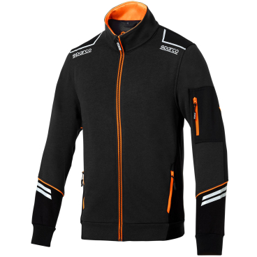 SPARCO Alabama Tech Full Zip černá pánská mikina