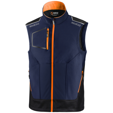 SPARCO ILLINOIS TECH TW modrá pánská softshell vesta