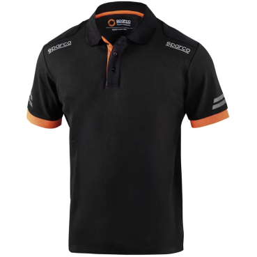 SPARCO Toledo POLO TW černá pánská polokošile