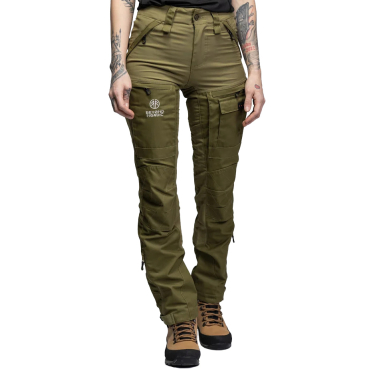 Beyond Nordic zelené dámské outdoor kalhoty Teflon EcoElite® RECCO