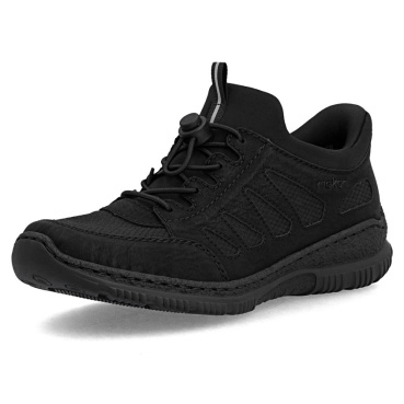RIEKER N32G8-00 Black Women's Sneakers, Comfortable and Breathable