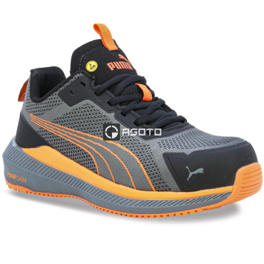 PUMA Slide Low S1PS ESD šedá pánská pracovní obuv Výprodej