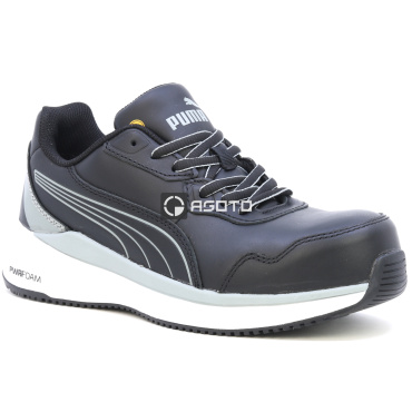 PUMA Zoom Low S3 ESD černá pánská pracovní obuv Výprodej