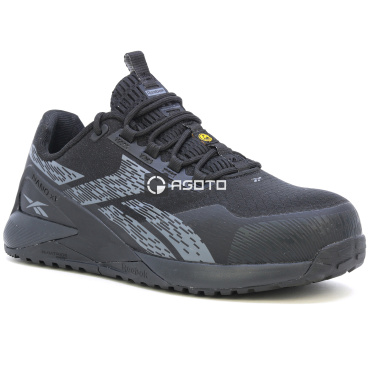 REEBOK IB3480 S3 ESD Nano X1 černá pánská pracovní obuv