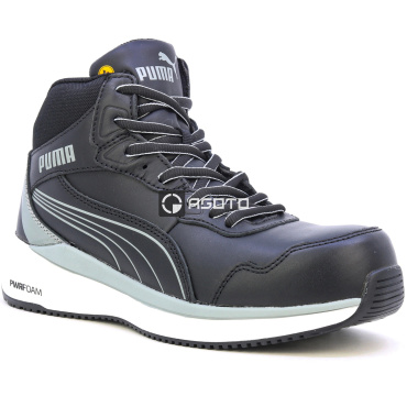 PUMA Zoom Mid S3 ESD černá pánská pracovní obuv Výprodej