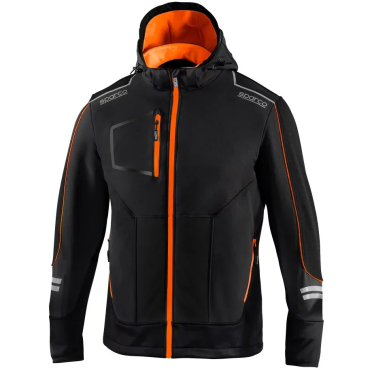 SPARCO TECH York černá pánská softshell bunda