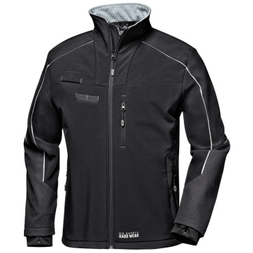 SIR Shark černá pánská softshell bunda