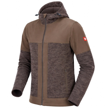 Engelbert Strauss E.S. Hybrid hnědá pánská bunda pro celoroční využití