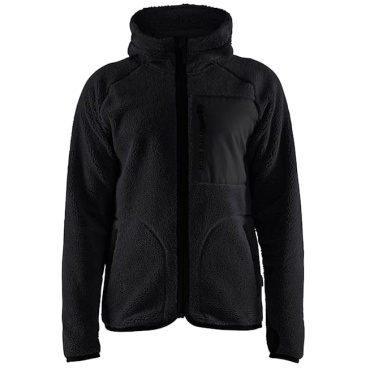 BLAKLADER Sweden Puffy black men's warm jacket with hood, comfortable material