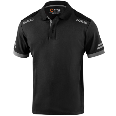 SPARCO Toledo POLO TW černá pánská polokošile