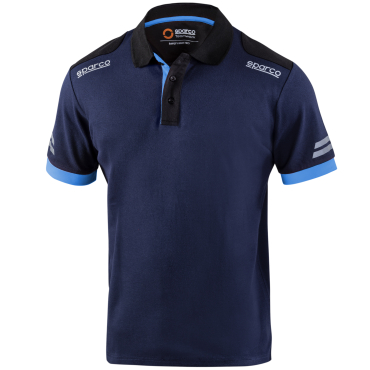 SPARCO Toledo POLO TW modrá pánská polokošile