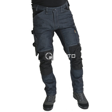 BLAKLADER Sweden Jeans Stretch modré pánské pracovní kalhoty