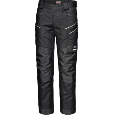 SIR Stretch 4-Way Canvas černé pánské pracovní profi kalhoty odolné a pohodlné