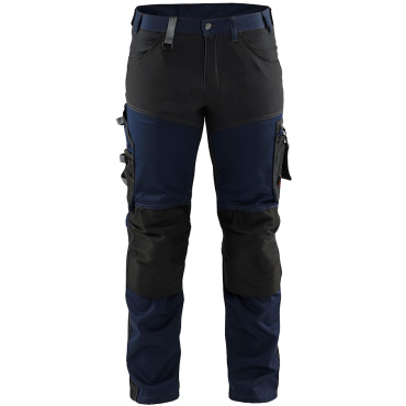 BLAKLADER Sweden modré pánské profi pracovní kalhoty, 4 směrný Stretch, odolné