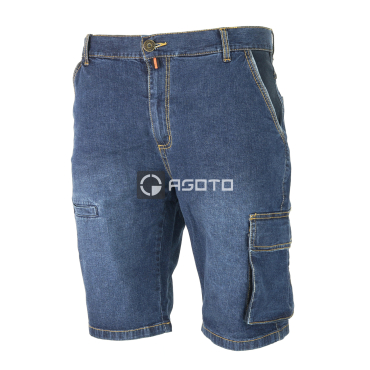 Industrial Starter Jeans modré pánské kraťasy Stretch