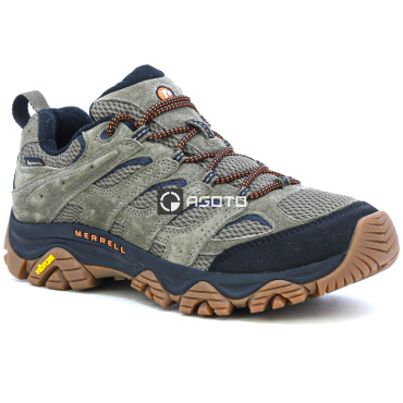MERRELL Moab 3 GTX olivová pánská outdoor obuv GORE-TEX® membrána