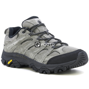 MERRELL MOAB 3 M Talus/Black grey men's leather outdoor shoes, comfortable