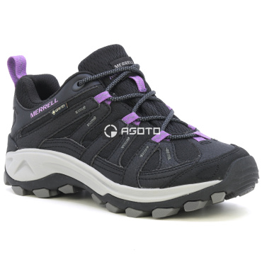 MERRELL Claypool 2 Sport GTX black women's outdoor shoes, Gore-Tex® membrane