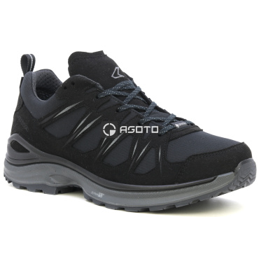 LOWA Innox Evo II GTX Black Men's Outdoor Shoes with Gore-Tex Membrane