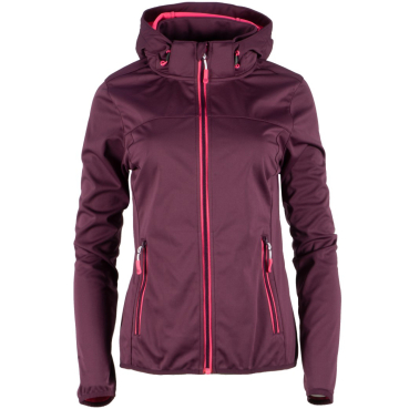 GTS 4013 L vínová dámská softshell bunda