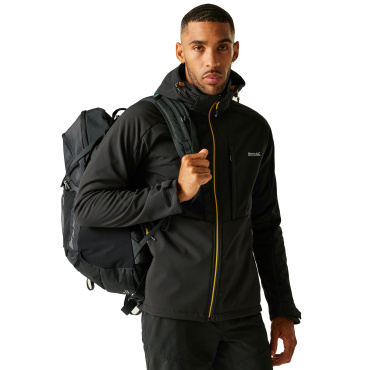 REGATTA Hewitts černá pánská outdoor bunda do náročných podmínek WR 15 000 mm