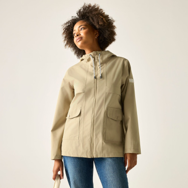REGATTA Orlea beige women's waterproof casual jacket, Isotex 15000 mm