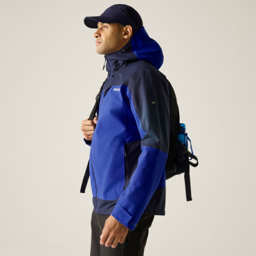 REGATTA Highton StrJkt blue men's outdoor jacket, 10,000 mm waterproof rating