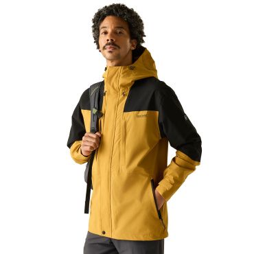 REGATTA Freesdale yellow men's outdoor jacket, 30,000 mm waterproof rating