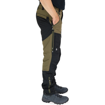 Asoto Fjallvik men’s pants comfortable brown DWR water-repellent Stretch