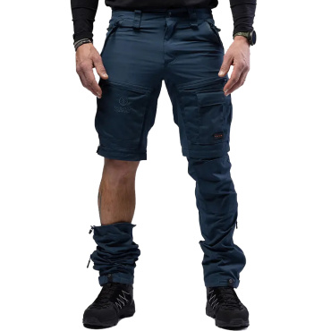 Beyond Nordic Sweden Zip-Off modré pánské outdoor kalhoty 2v1