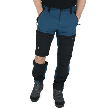 Asoto Vattern Zip-Off pánské modré outdoor kalhoty DWR odepínací nohavice 2v1