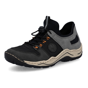 RIEKER L0593-00 černé dámské pohodlné tenisky antistress