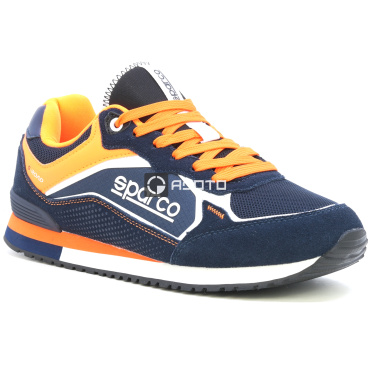 SPARCO S-Road BM modré pánské pohodlné tenisky do města, moderní vzhled