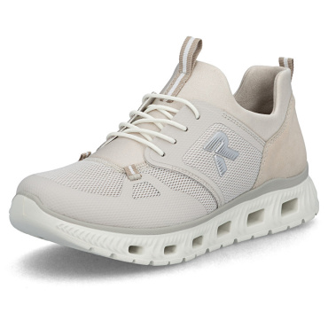 RIEKER M6078-60 béžové dámské sportovní tenisky, pohodlné na došlap, vzdušné