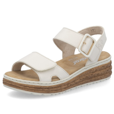 RIEKER 62760-60 béžové dámské sandály