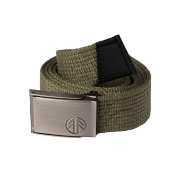 Beyond Nordic Sweden BN409 zelený uni pásek s kovovou sponou