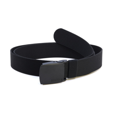 Asoto černý uni pásek 120 cm s kovou rychloupínací sponou