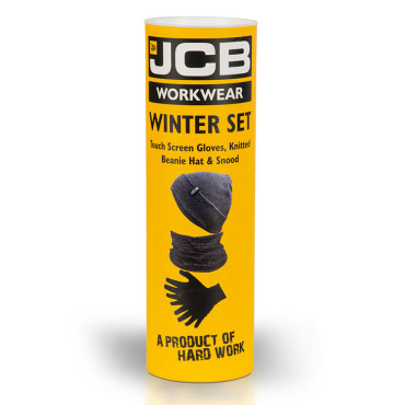 JCB Zimní set čepice + nákrčník + rukavice