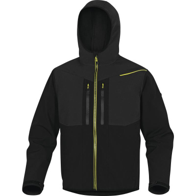Delta Plus Horten 2 černá pánská pracovní softshell bunda