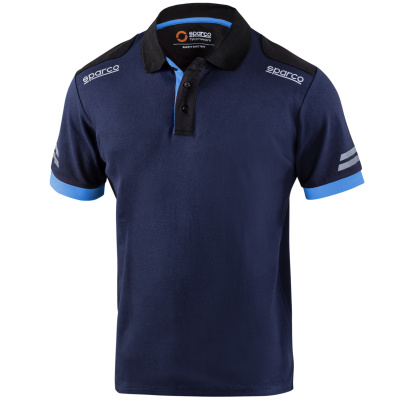 SPARCO POLO TW modrá pánská polokošile