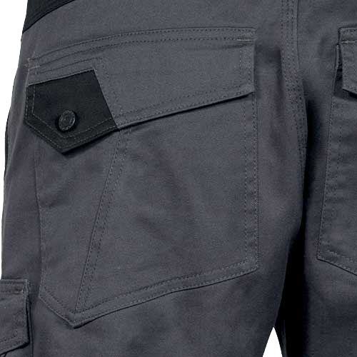 detail COFRA Jember Stretch pracovní kalhoty šedé