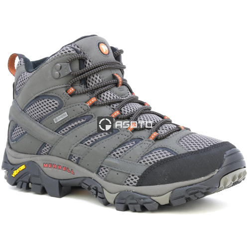 MERRELL Moab 2 Mid GTX beluga šedá pánské outdoor obuv Goretex
