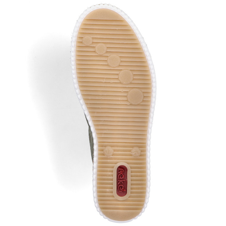 detail RIEKER M2940-52 zelené dámské tenisky