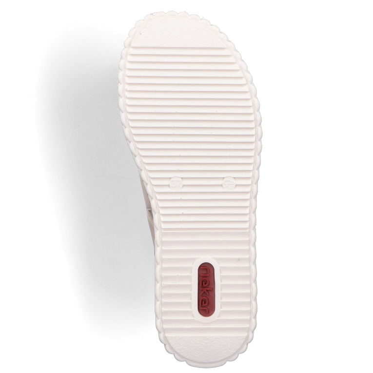 detail RIEKER 69260-60 béžové dámské sandály