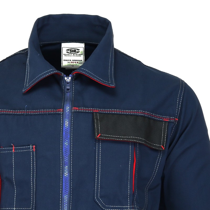 detail SIR Harrison pracovní bunda 31041B blue