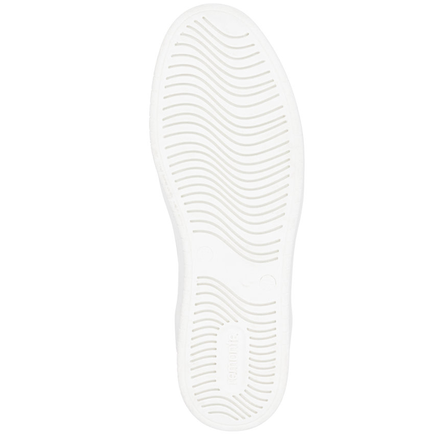 detail RIEKER Remonte D0J05-80 bílé dámské kožené tenisky