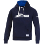 preview SPARCO Hoodie WRT M-Sport modrá pánská mikina