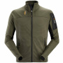 preview SNICKERS Mikrofleece Zip Stretch olivová pánská celoroční funkční mikina