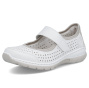 preview RIEKER L32B5-82 bílé dámské letní polobotky které krásně dýchají, antistress